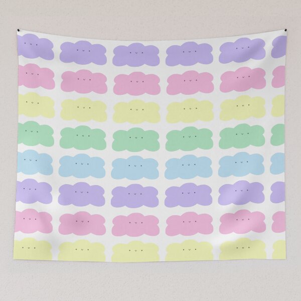 Item preview, Pastel Rainbow Cloud Set designed and sold by purple-umbrella.