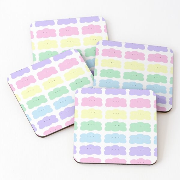 Item preview, Pastel Rainbow Cloud Set designed and sold by purple-umbrella.