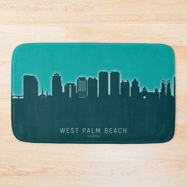 Item preview, West Palm Beach Florida Skyline designed and sold by ArtPrints.