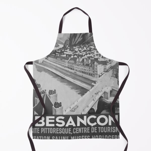 Item preview, Besancon Noire vintage travel poster designed and sold by stickart-marek.