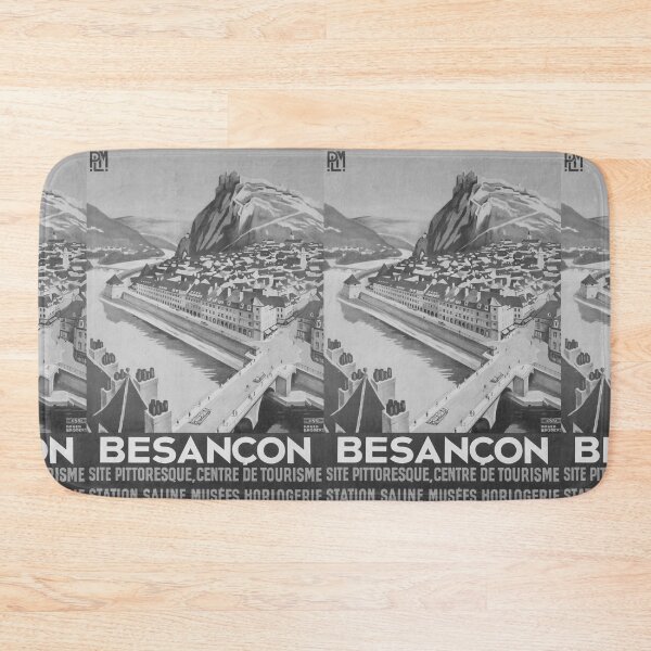 Item preview, Besancon Noire vintage travel poster designed and sold by stickart-marek.