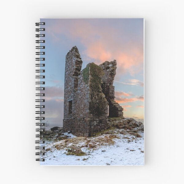 Item preview, Sunrise in the snow at Cornish Tin Mine (Wheal Jenkin)  designed and sold by stevieuk.