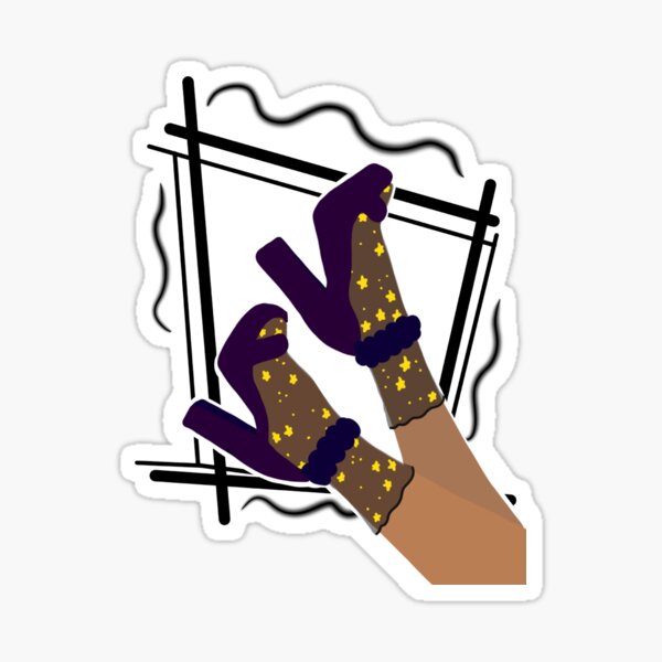 Starry Heels Sticker