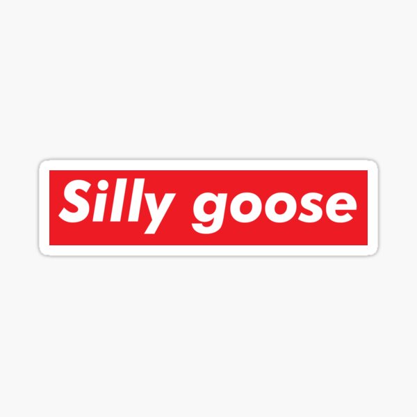supreme goose sticker