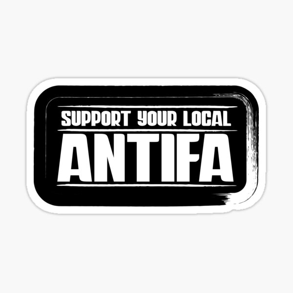 Support Your Local Antifa Sticker