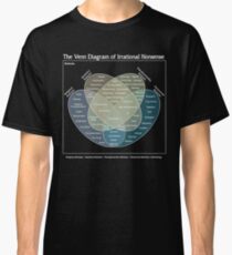 The Venn Diagram of Irrational Nonsense (Dark) Classic T-Shirt