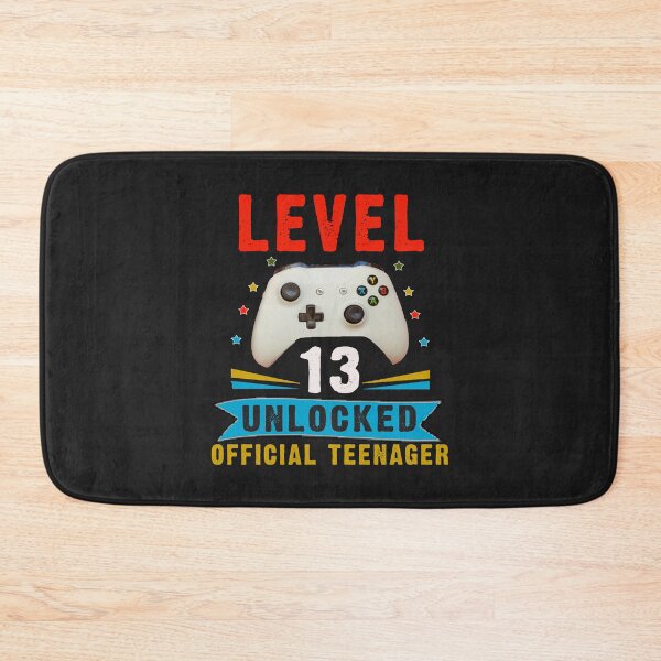 Item preview, Level 13 Unlocked Official Teenager Birthday Gift T-Shirt designed and sold by bestdesigns2020.
