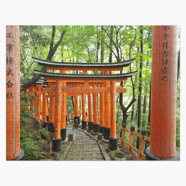 Puzzle 1000 Pièces Temple Japonais Puzzles Ronds Créatifs Pour