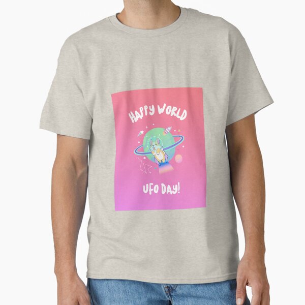 Item preview, Happy World UFO Day designed and sold by Ayurveda Fun Store.