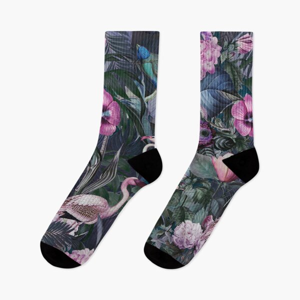 Item preview, Flamingo Jungle Tropical Paradise designed and sold by artsandsoul.