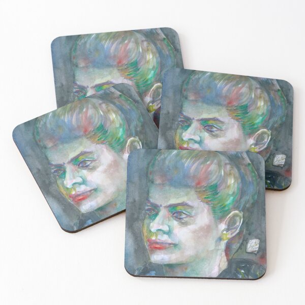 Item preview, IDA B. WELLS watercolor portrait designed and sold by lautir.