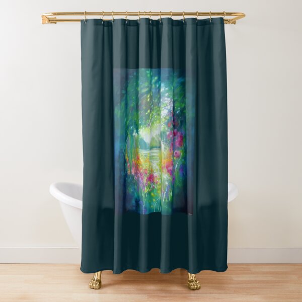The Owls Secret Garden Shower Curtain