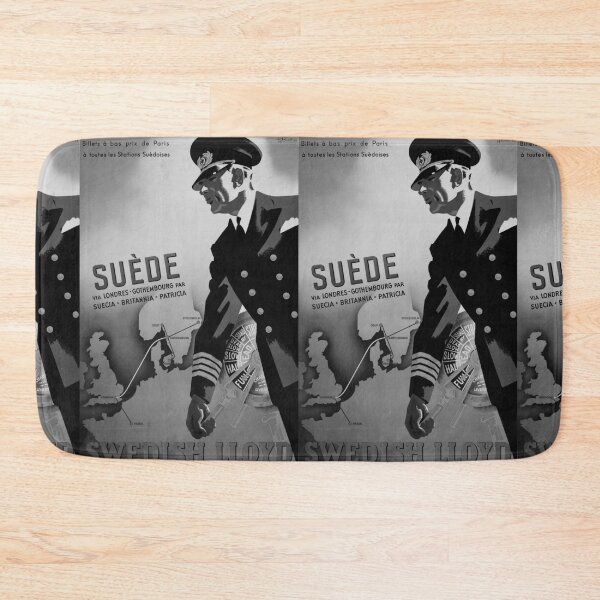 Item preview, Suede Noire vintage travel poster designed and sold by stickart-marek.