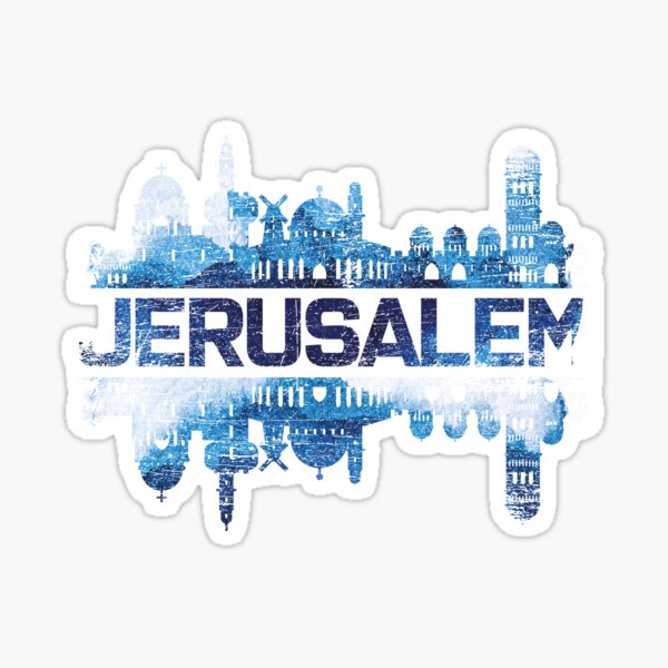 Item preview, Jerusalem Israel grunge  designed and sold by GeschenkIdee.