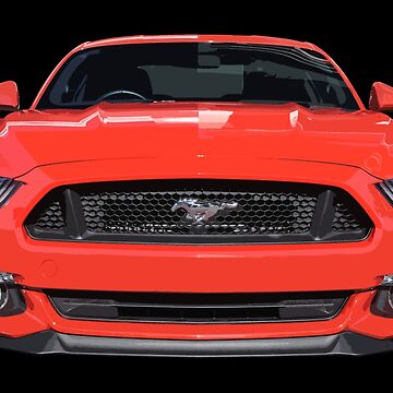 Artwork thumbnail, Ford Mustang Red by radestilo