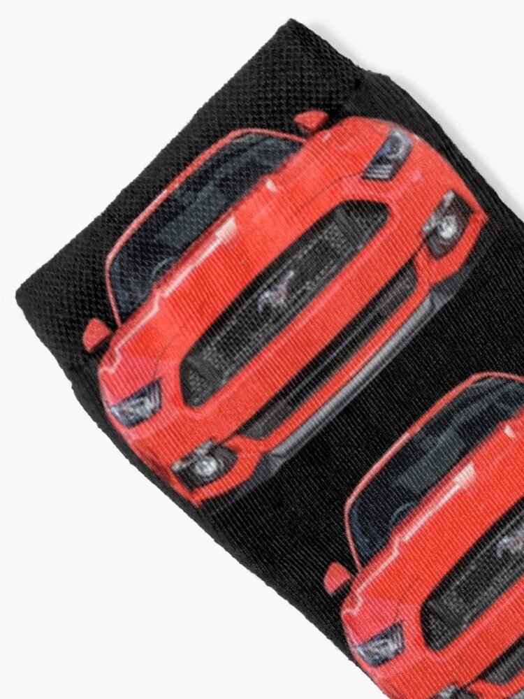 Thumbnail 2 of 5, Socks, Ford Mustang Red designed and sold by radestilo.