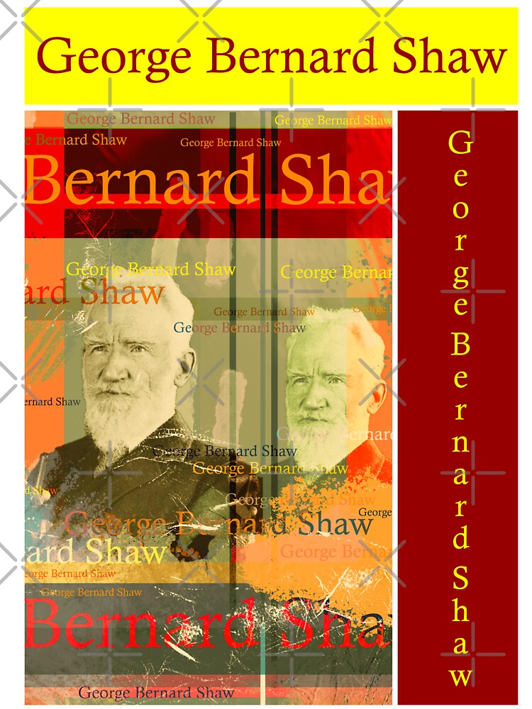 beautiful George Bernard Shaw portrait, Irish writer" Kids T-Shirt by Mauswohn | Redbubble