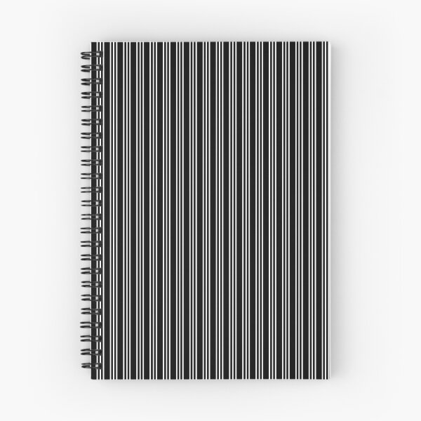 Item preview, Pinstripe pattern classic line pattern in black and white gift for men designed and sold by MadandMean.