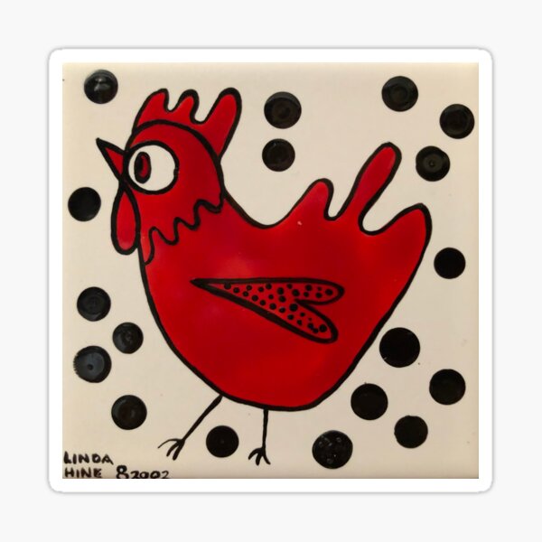 Red Hen Sticker