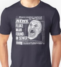 Freaky World News: Fluke Man Unisex T-Shirt