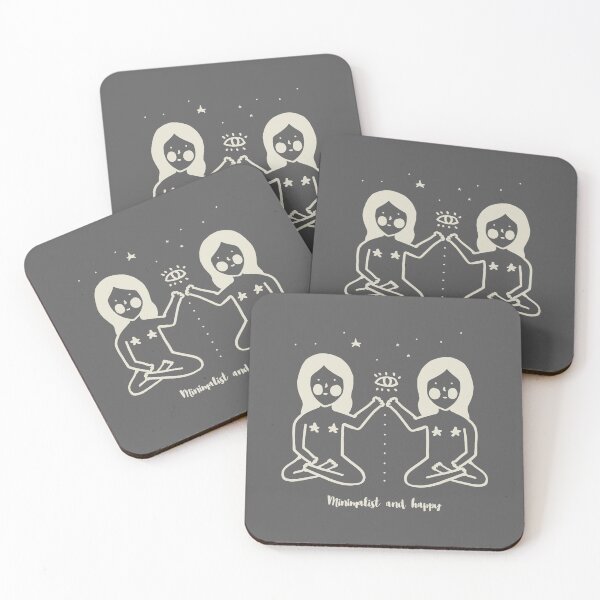 Item preview, Minimalist and Happy  designed and sold by Ayurveda Fun Store.
