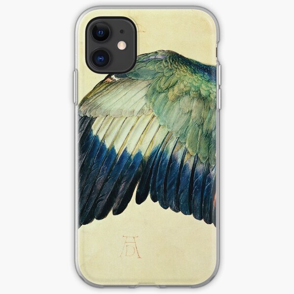 Albrecht Durer - Wing Of A Blue Roller iPhone Soft Case