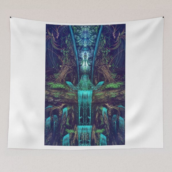 Item preview, Waters Fall Visionary Fractal Manipulation Manafold Art designed and sold by Manafold.