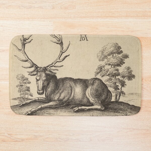 Item preview, Albrecht Durer - Stag Lying To Left designed and sold by artcenter.
