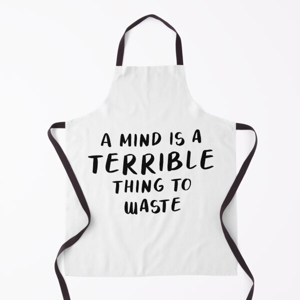 Item preview, A Mind is a Terrible Thing To Waste designed and sold by quoteedesigns.