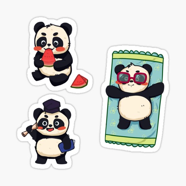 Cute Panda Eating Watermelon Graphic by neves.graphic777 · Creative Fabrica