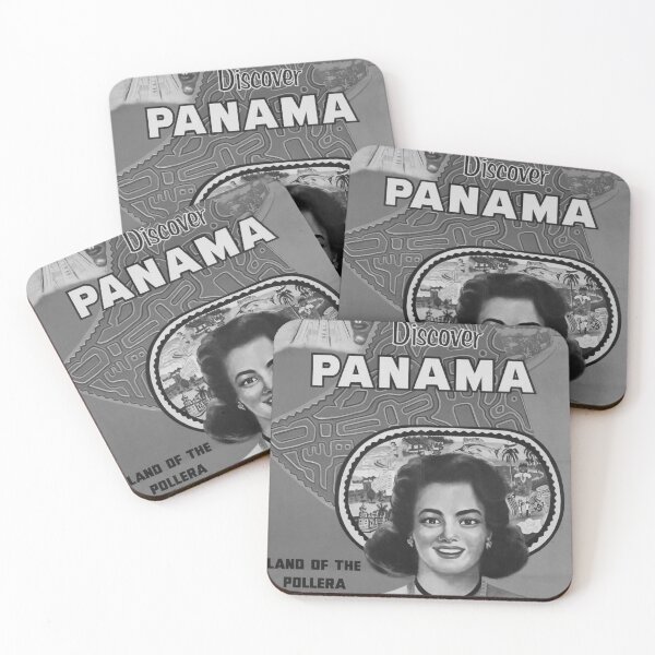 Item preview, Discover Panama Noire vintage travel poster designed and sold by stickart-marek.