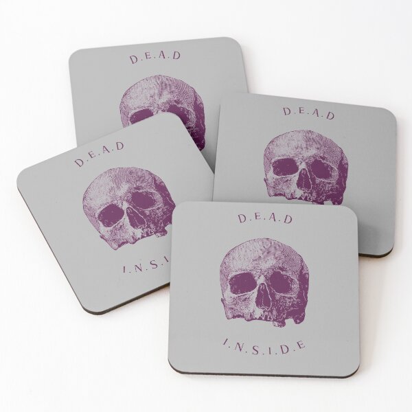 Item preview, Dead Inside Purple Half Skull designed and sold by kbircham.