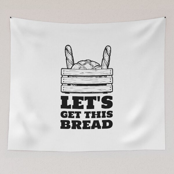 Item preview, Let's get this bread box of loaves black designed and sold by javes93.