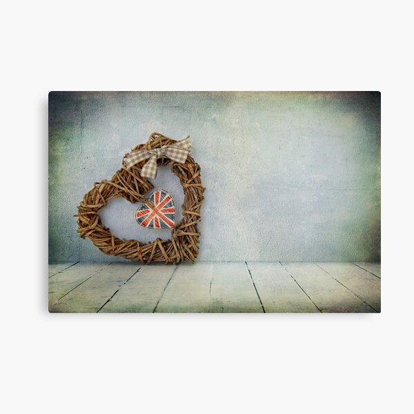 Wooden Heart Canvas Print