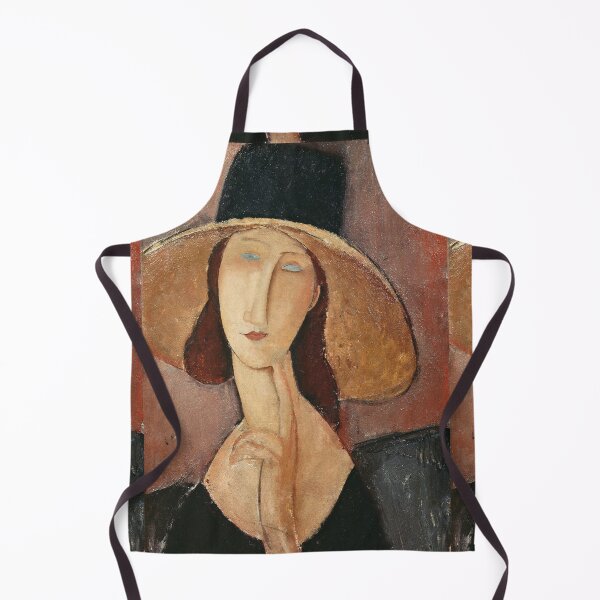 Item preview, Amedeo Modigliani - Portrait Of Jeanne Hebuterne In A Large Hat designed and sold by artcenter.