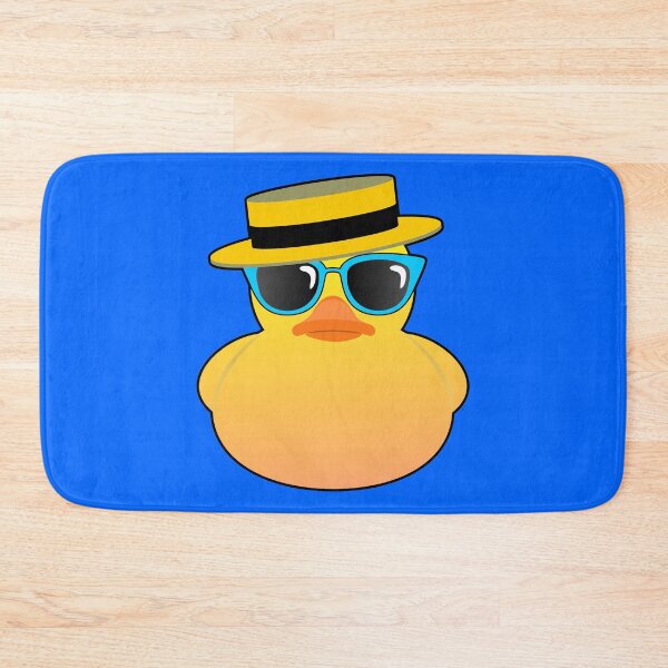 Item preview, Rubber Duck Ducky wearing Boater hat and sunglasses designed and sold by BigTime.