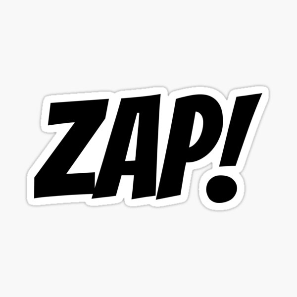 Comic Zap! Sticker