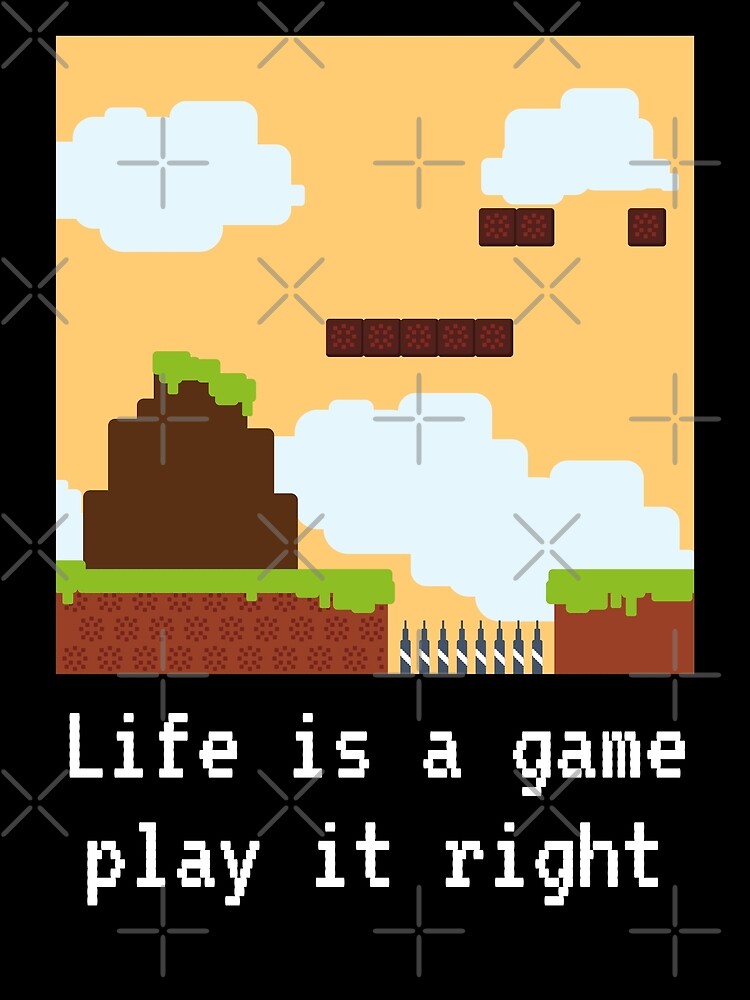 Life is an RPG Game Quote Poster