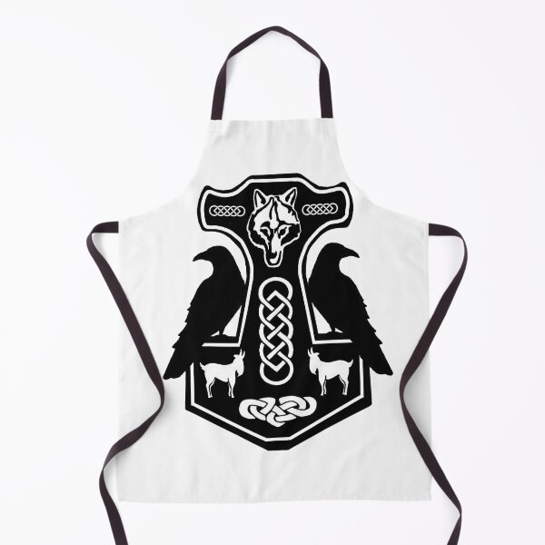 Item preview, Thor's Hammer with Ravens designed and sold by imphavok.