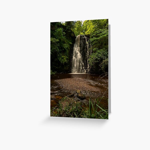 Falling Foss Waterfall, Yorkshire Greeting Card