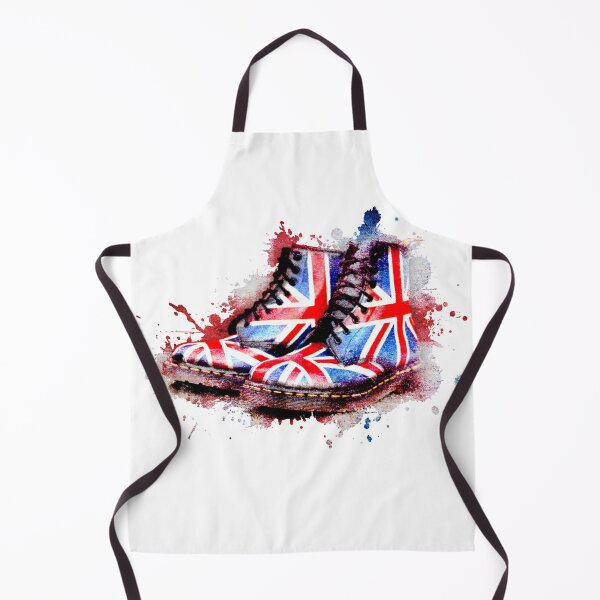 Artikelvorschau, Union Jack-Flagge Dr Martens Stiefel entworfen und verkauft von Retro Futurist.
