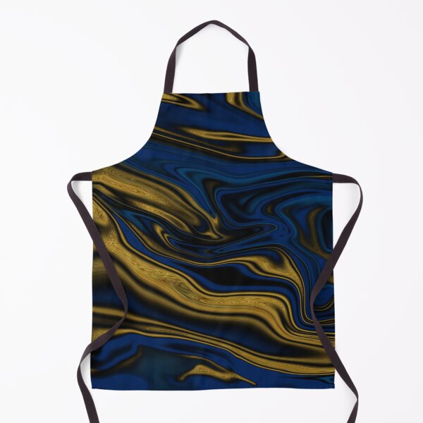 Artikelvorschau, Elegante Gold- und Mitternachtsblau-Wirbel entworfen und verkauft von jofelicity.