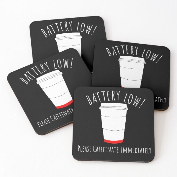 Item preview, Coffee Battery Low designed and sold by nikkoseb.