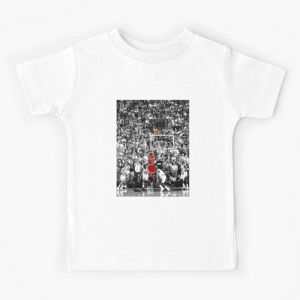 Best Quality Michael Jordan Shot Over Russell Kids T-Shirt
