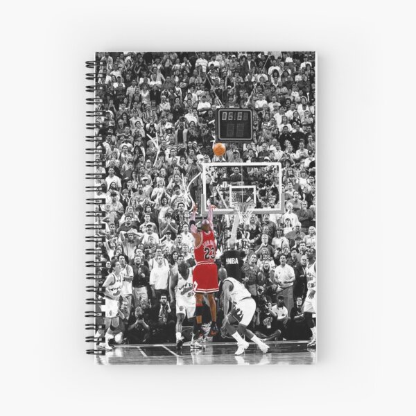 Best Quality Michael Jordan Shot Over Russell Spiral Notebook