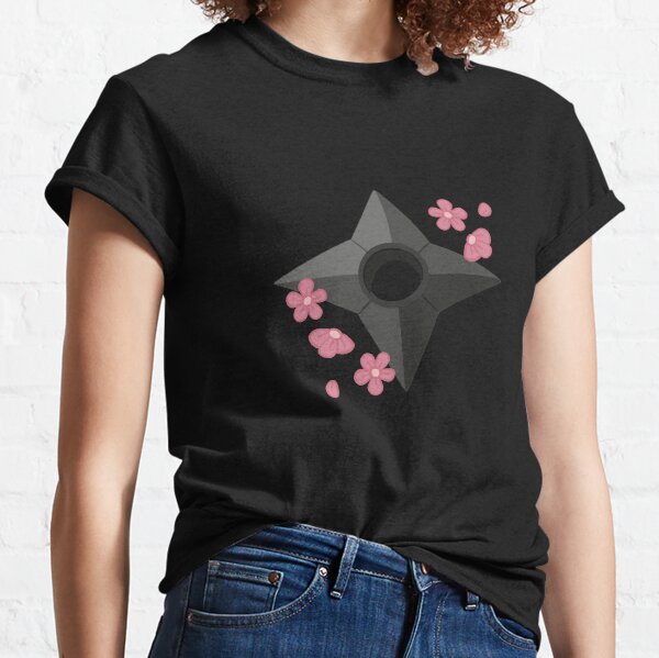 Fleurs de Shuriken et Sakura T-shirt classique
