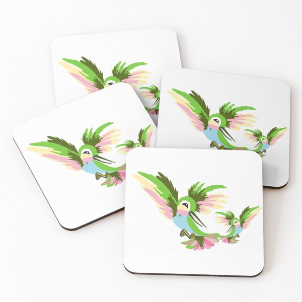 Item preview, Hummingbirds Painted Art Design designed and sold by KatesFunnyArt.