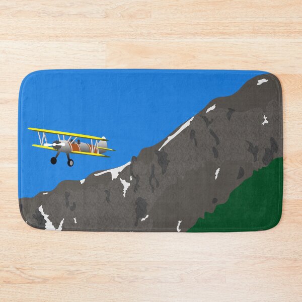 Item preview, Biplane Flying Over Mountains designed and sold by FabPosters4Less.