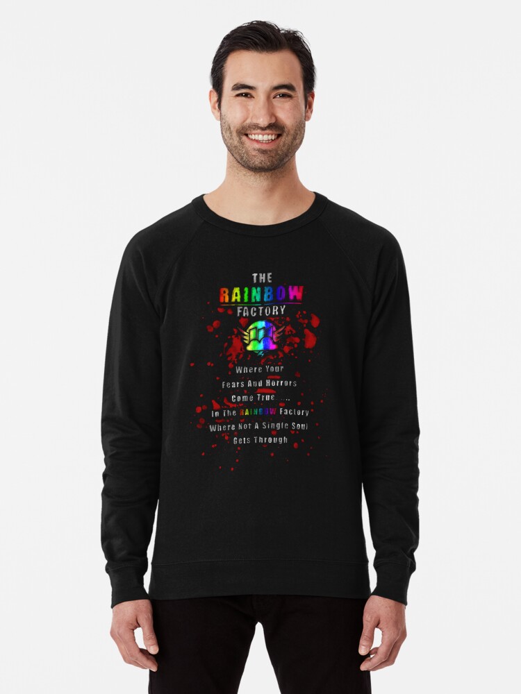 Rainbow Factory Lightweight Sweatshirt By Austin673 Redbubble