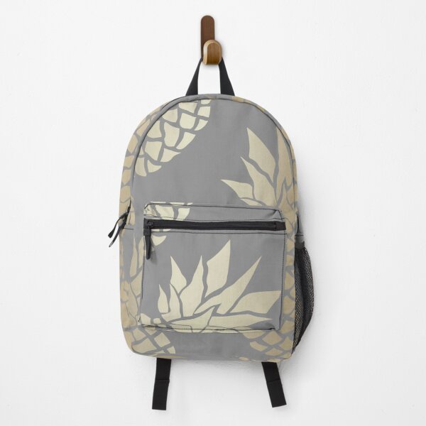 Item preview, Tropical, Pineapple, Abstract Pattern, Gray and Gold designed and sold by meggydesigns.